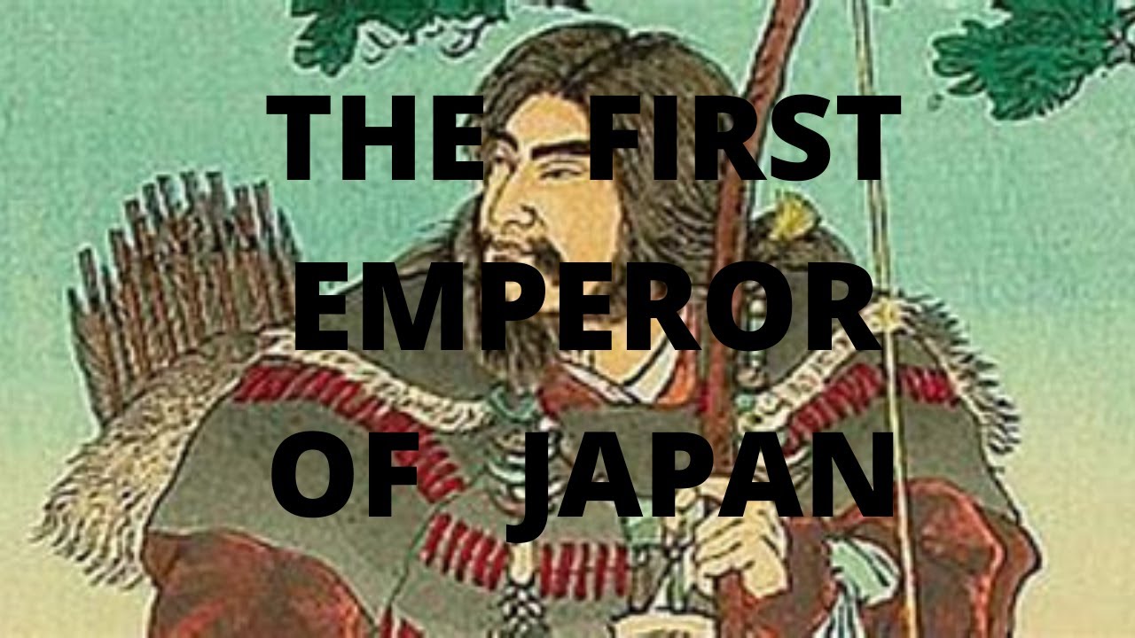 Emperor Jimmu was the first emperor of Japan, according to legend. His  accession is traditionally dated as 660 BCE. He is a descendant of the sun  goddess Amaterasu through her grandson Ninigi