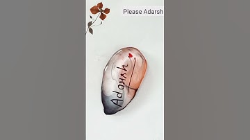 Adarsh ❤️ Comment Your Name 😇 #art #viral #calligraphy #satisfying #shorts