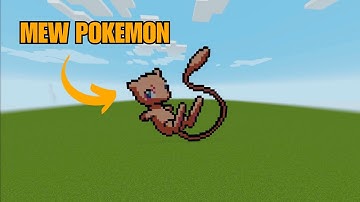 Minecraft Pixel Art | Mew Pokémon