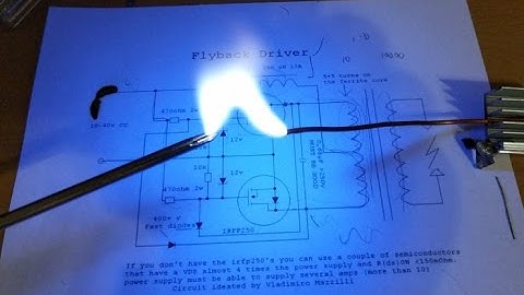 How a ZVS Fly-back Driver Circuit Works and How to Build One
