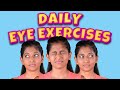 Eye exercises to improve eyesight  daily yoga for eyes  yoga guppy