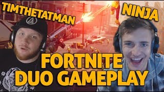 Ninja and TimTheTatman Play Duo's - Fortnite Gameplay