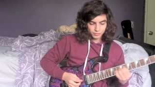 Playing guitar to "Awkward" by Tyler, The Creator