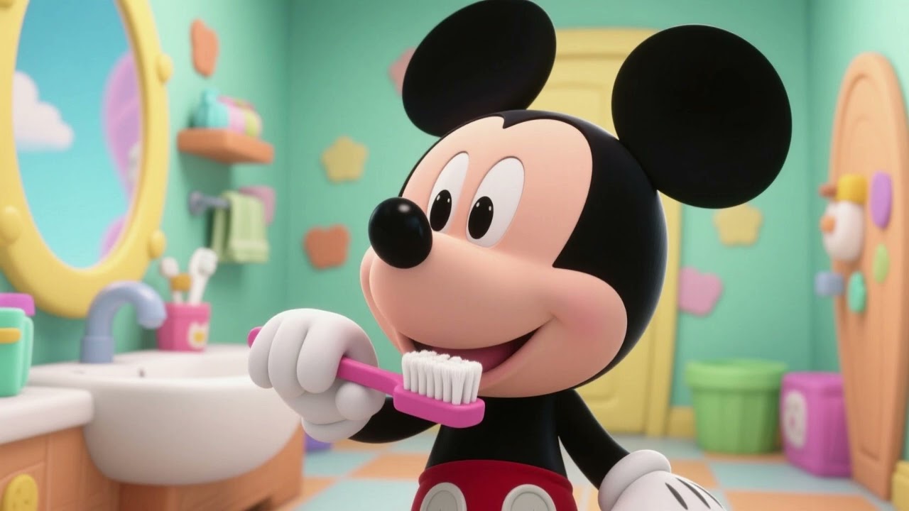 Mickey Brush Your Teeth Song 2 🪥🎶 | Fun Dental Song for Kids!