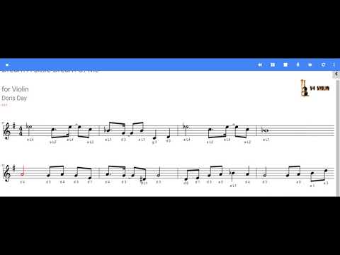 Dream A Little Dream Of Me Sheet Music For The Violin, Piano, Guitar, Flute etc. l V4 Violin