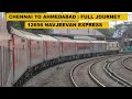 Chennai to ahmedabad  full journey  12656 mas  adi navjeevan superfast express  indian railways