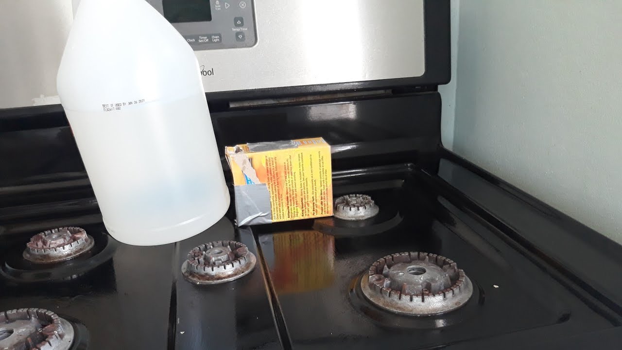 COMO LIMPIAR LA ESTUFA CON VINAGRE Y BICARBONATO. YouTube