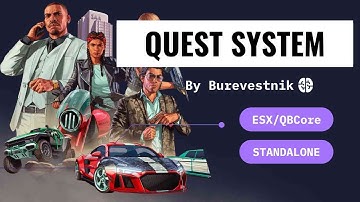 GTA 5 | Quest system | Mission system | FiveM | ESX | QBCore | Standalone