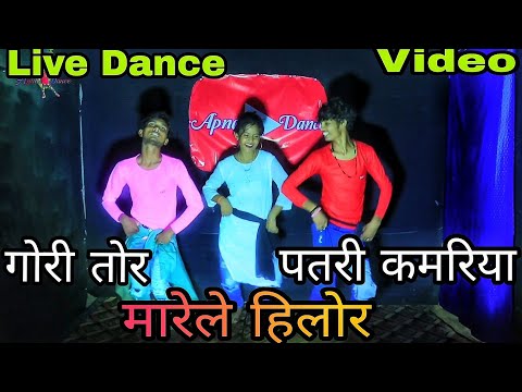 #dance गोरी तोर पतरी कमरिया मारेले हिलोर bhojpuri dhobi geet dance by #apnadance