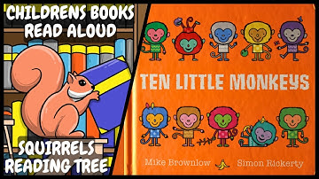 10 Little Monkeys - Childrens rhyming and counting story