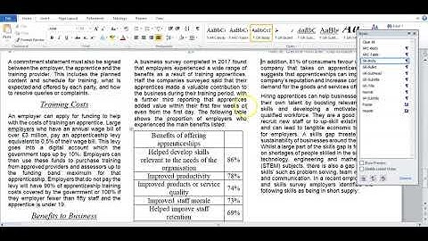 11. Editing a Table | Borders | Spacing | Merging cells | Making text bold and italic