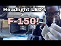 Sealight LED Headlights on my F-150!! Step by step installation #Meandcarkeys #f150 #Sealight #LED