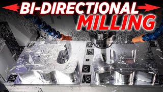Bi-Directional CNC Machining Technique is 2X Faster | DVF 5000 | DN Solutions