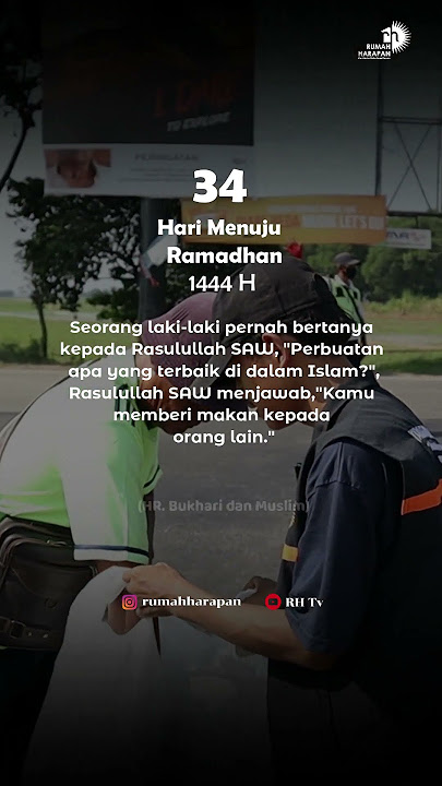 34 Hari Menuju Ramadhan 2023/1444 H