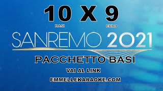 SANREMO 2021 PACCHETTO BASI EMMELLEKARAOKE COM