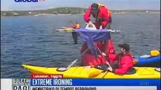 Buletin Indonesia Pagi Global TV - Extreme Ironing (Menyeretika di Tempat Berbahaya)
