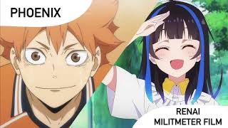 Renai millimeter film x PHOENIX (Rent a Girlfriend 3rd Season x Haikyuu: To the Top!)
