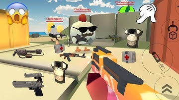 BattleRoyalePvP Chicken Gun Game || Pro VS Hacker ||  Best Online Games Gameplay FHD