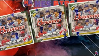 MLB Bowman Baseball Mega Box Opening 3 Boxes