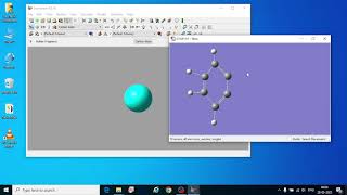 Molecular structure from Gaussian software#Gauss View 16 screenshot 2
