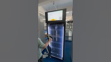 AI smart fridge ready to ship to Australia, AI vending machine top camera solution vending fridge