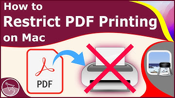 How to Restrict Printing a PDF File on Mac Using Preview
