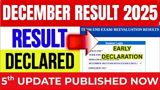 IGNOU Dec 2025 Exam Result Published Today | IGNOU Dec 2025 Result 5th Update | IGNOU Dec Result Out