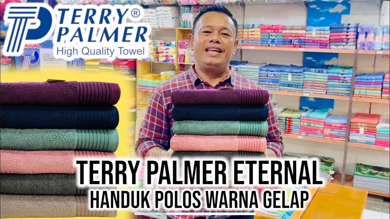 Handuk Terry Palmer Eternal Warna Gelap. Handuk Polos Paling Keluaran Terbaru