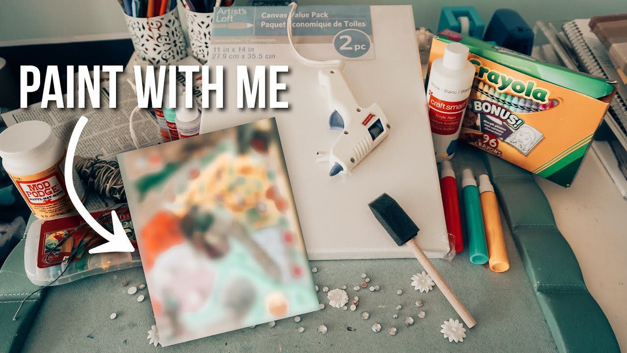 PAINT WITH ME!! (A TIMELAPSE) YouTube