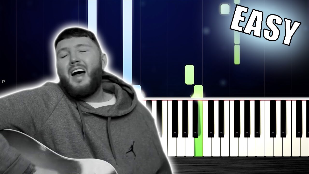 James Arthur Train Wreck EASY Piano Tutorial by PlutaX YouTube