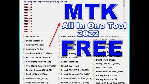 MTK Meta Mode Unlock Tool 2022 New Free || Mtk Auth Bypass Tool 2022