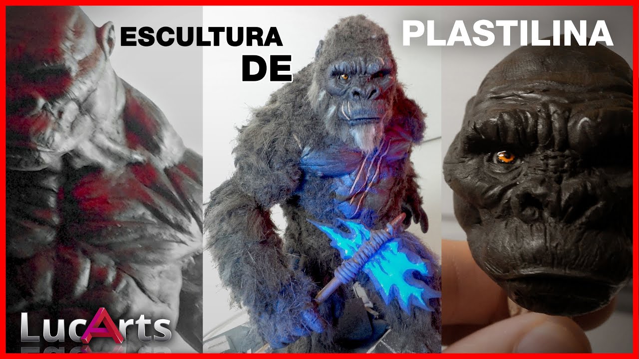 Creating king kong with Clay | Timelapse |LucArts