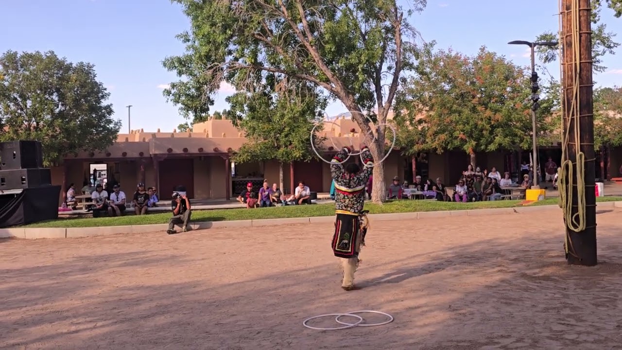 Mitchell Gray Champion - Hoop Dancer - INDIAN VILLAGE Day 2 – ExpoNM, New Mexico State Fair (Sunday)