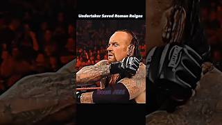 The Undertaker Saved Roman Reigns | The Undertaker Revenge 🔥 #shorts