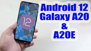 Install Android 12 on Galaxy A20 & A20E (AOSP ROM) - How to Guide!