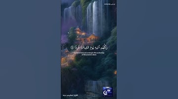 قران كريم بصوت جميل﷽ (وكلهم اتيه يوم القيامة فردا) And all of them will come on the Day of Resurrect