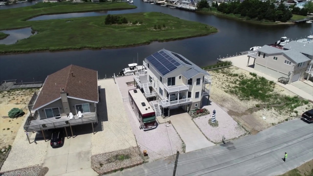 Waterfront home Osborn Island Little Egg Harbor NJ YouTube