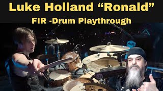 Metal Dude (REACTION) - "Ronald" - Live Drum Playthrough with Falling In Reverse - Luke Holland