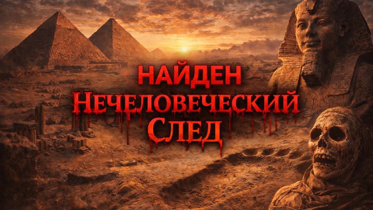1 час НЕЧЕЛОВЕЧЕСКИХ СЛЕДОВ НАЙДЕННЫХ СЕГОДНЯ В ГИЗЕ