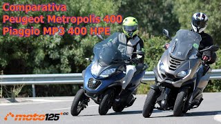 Prueba Comparativa: Peugeot Metropolis Vs. Piaggio Mp3 