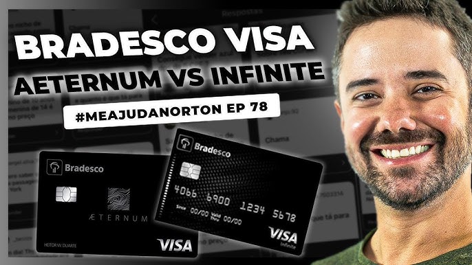 💳VISA INFINITE BRADESCO AETERNUM FEITO DE METAL,AGORA COM MAIS BENEFÍCIOS  PARA O PRIME TOP E PRIVETE 