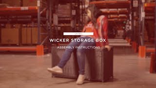 Assembly: Wicker Storage Box (SKY1883)