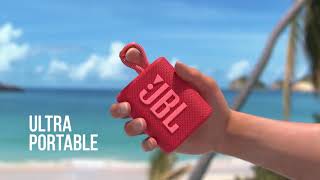 JBL Go 3  Portable Speaker with Bluetooth, Built in Battery, Waterproof and Dustproof