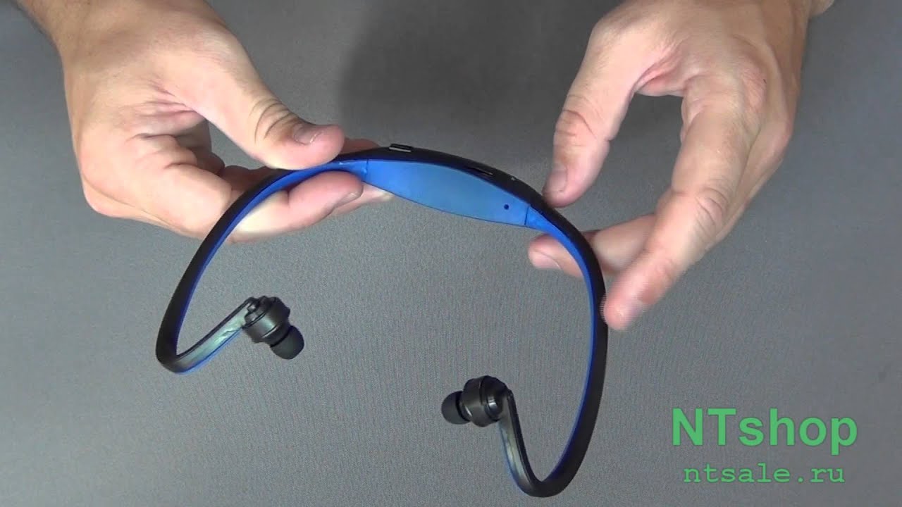 Наушники со встроенным mp3 плеером | Player with headphones - YouTube