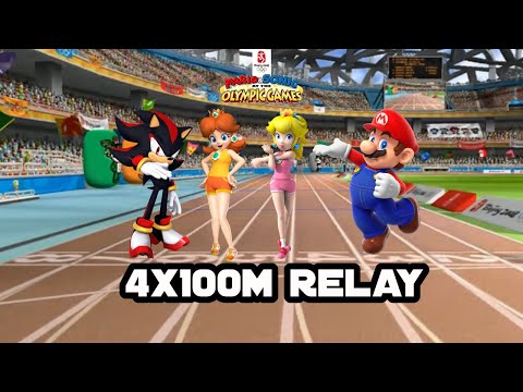 Mario Sonic At The Olympic Games 4x100m Relay 40 Team Shadow