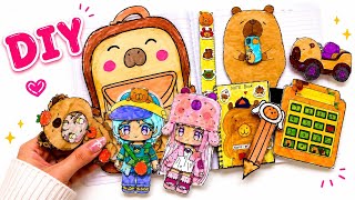 DIY Capybara School Bag 🎒🐹 | Cute & Easy Tutorial