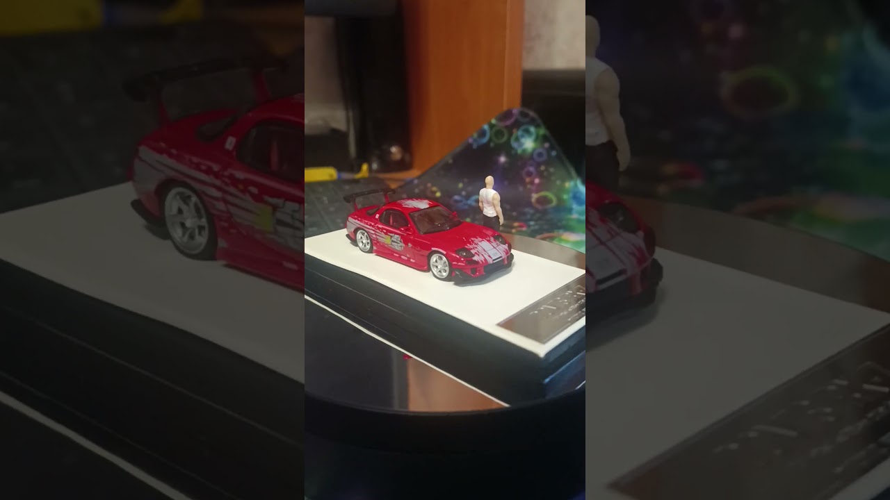 Mini Station 1:64 Mazda RX7 DOM'S.  Fast 2 Furious