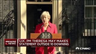 Full speech: British PM Theresa May announces her resignation on June 7th | Street Signs Europe