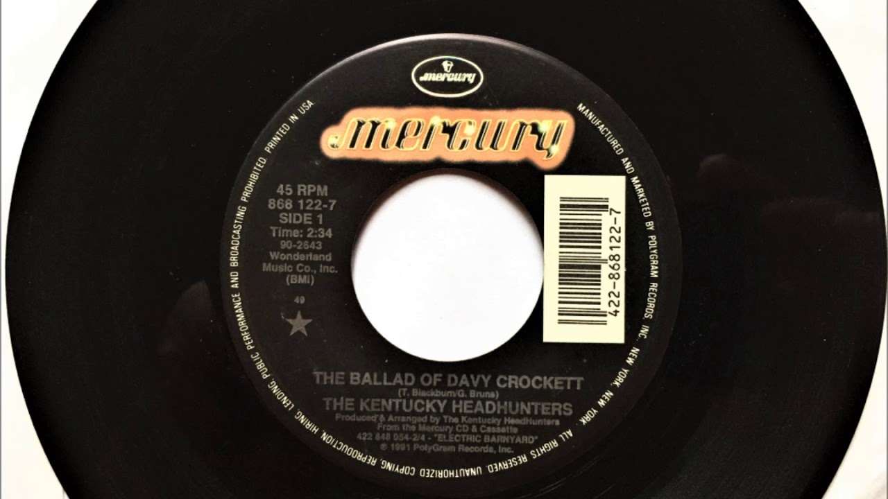 The Ballad Of Davy Crockett , The Kentucky Headhunters , 1991 - YouTube