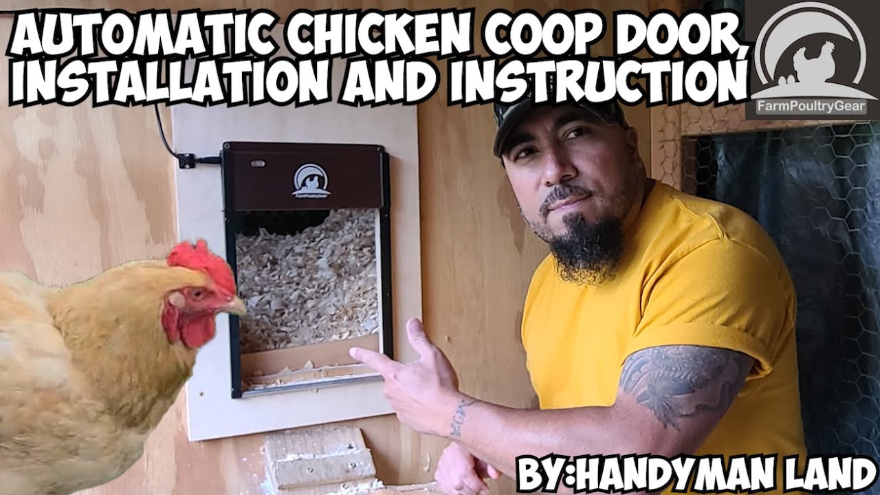 Automatic Chicken Coop Door, Installation and Instruction Video - YouTube